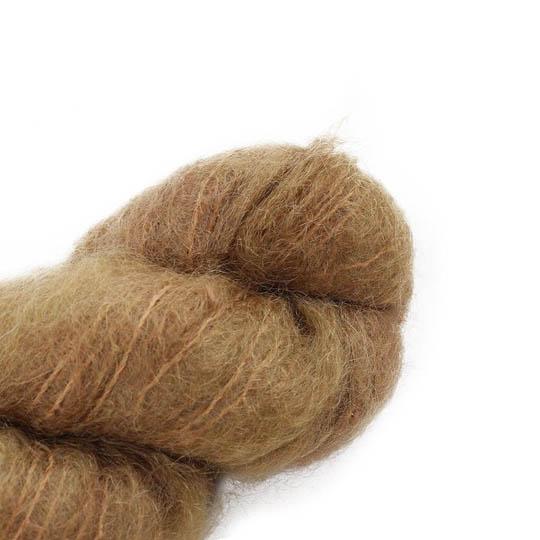 FLUFFY MOHAIR SOLID camel