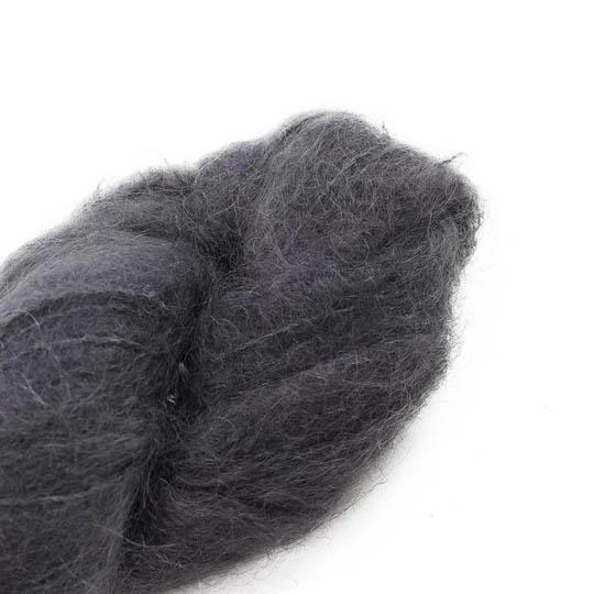 FLUFFY MOHAIR SOLID Charcoal