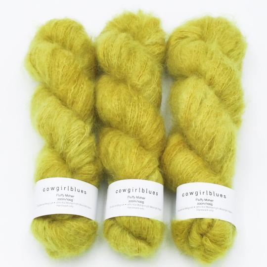 FLUFFY MOHAIR SOLID Karoo gold
