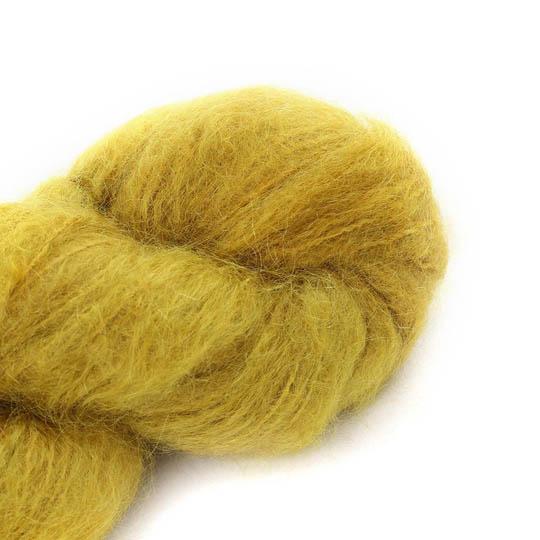 FLUFFY MOHAIR SOLID mustard