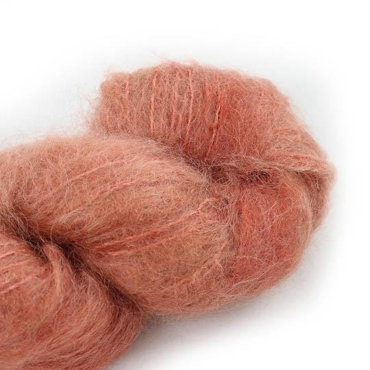 FLUFFY MOHAIR SOLID terracotta