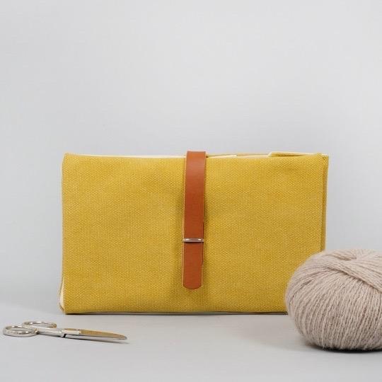 MINUK Nadeltasche Travel gelb