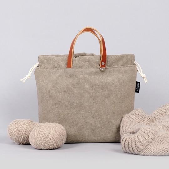 MINUK Projekttasche M taupe